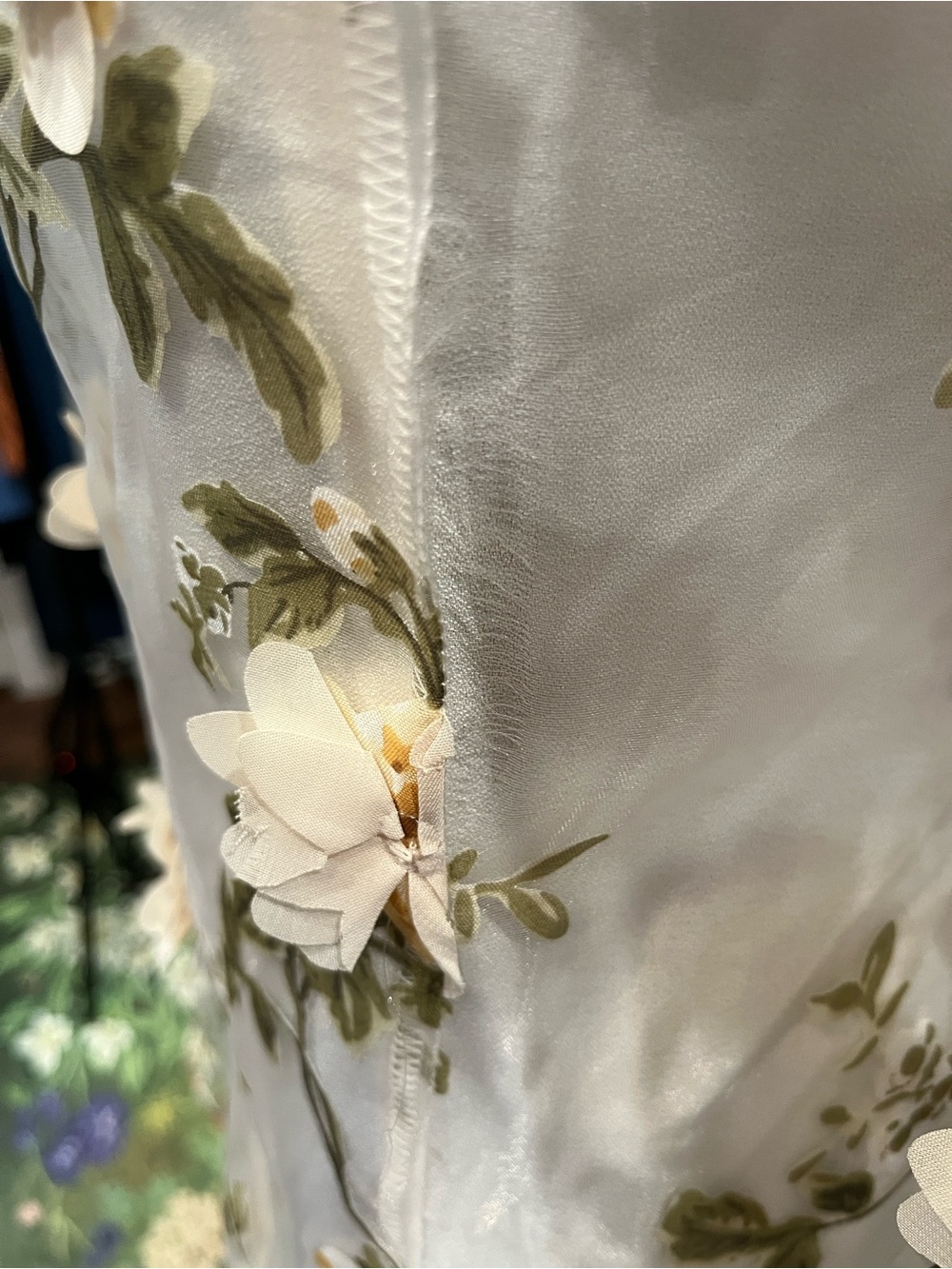 NWOT Sugar Thrillz Floral Embroidered Mini Dress - Picture 5 of 7